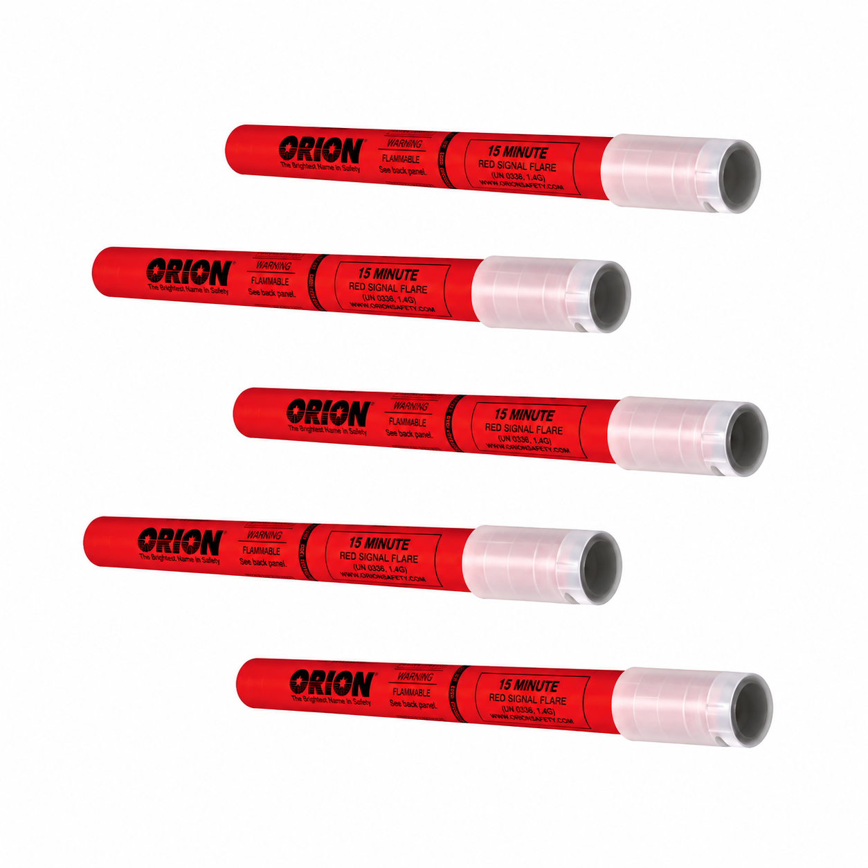 5 Red Flares 20min Emergency Orion