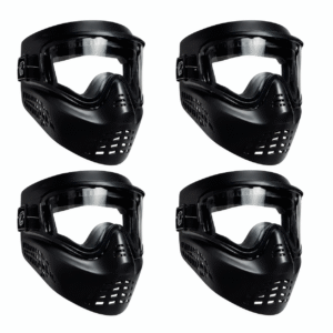4 Black Gotcha Mask G-302 Xvsn Tactical
