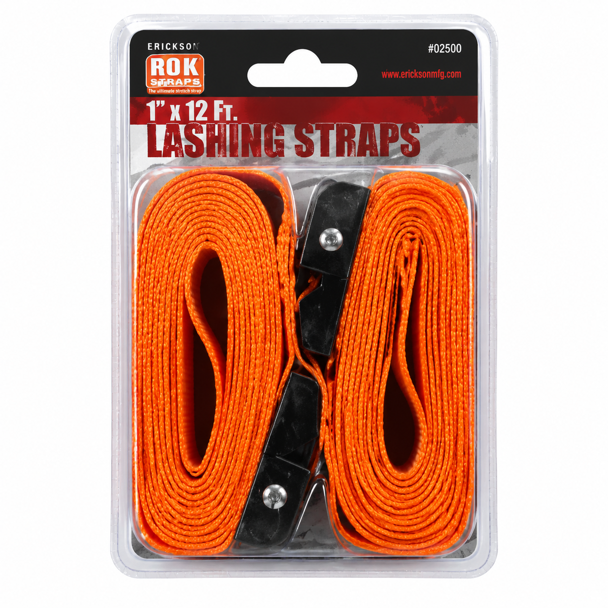 Haul Master 2-Piece Orange Tie-Down Straps