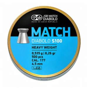Match Diabolo S100 ammunition cal .177 4.5mm 500pcs