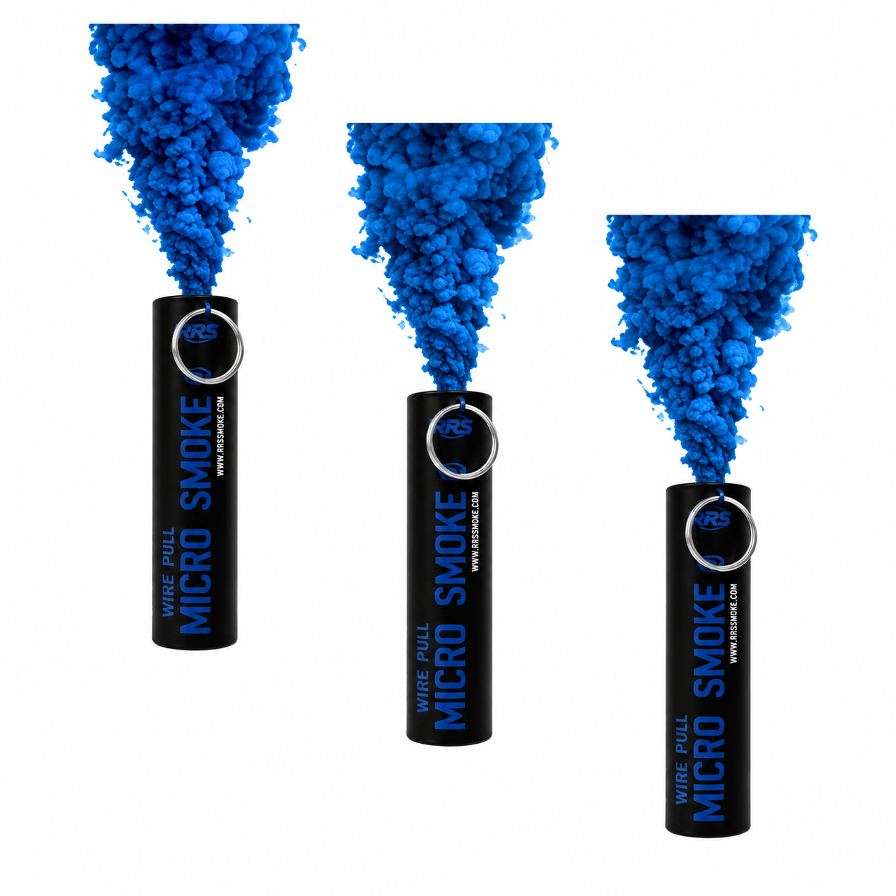 Pack of 3 Enola Gaye EG25 Blue Smoke Grenades