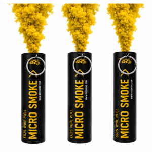 Enola Gaye Smoke Grenade EG25 Yellow Pack of 3