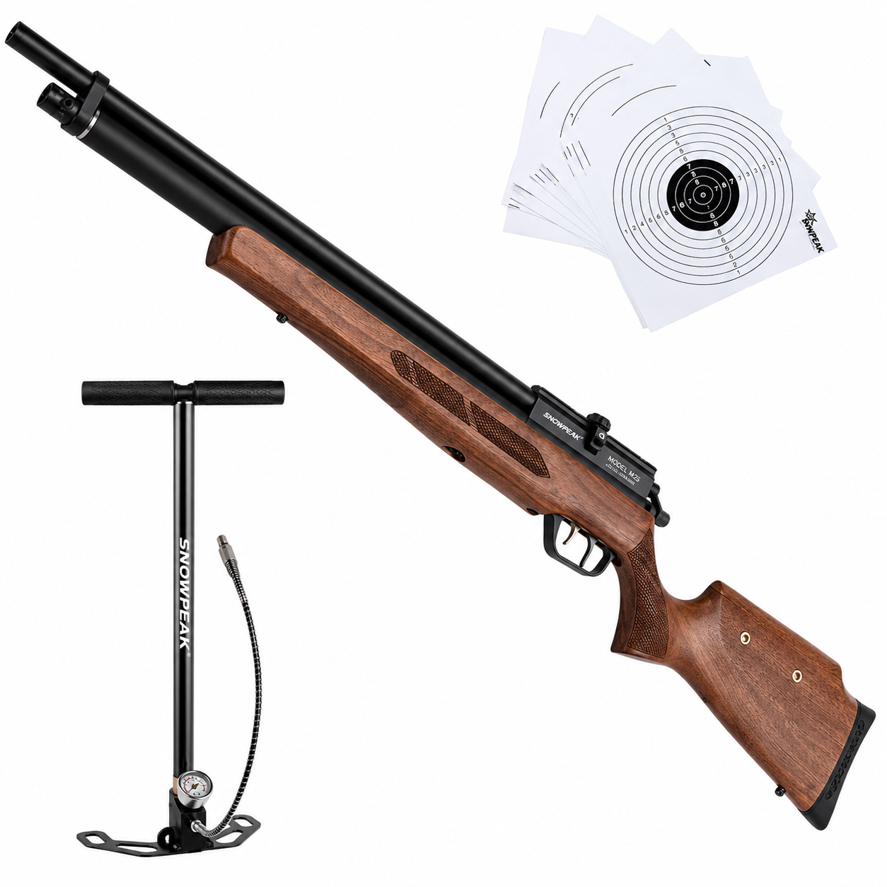 Benjamin Marauder Rifle Wood PCP Manual Pump G9 .22 (5.5mm)