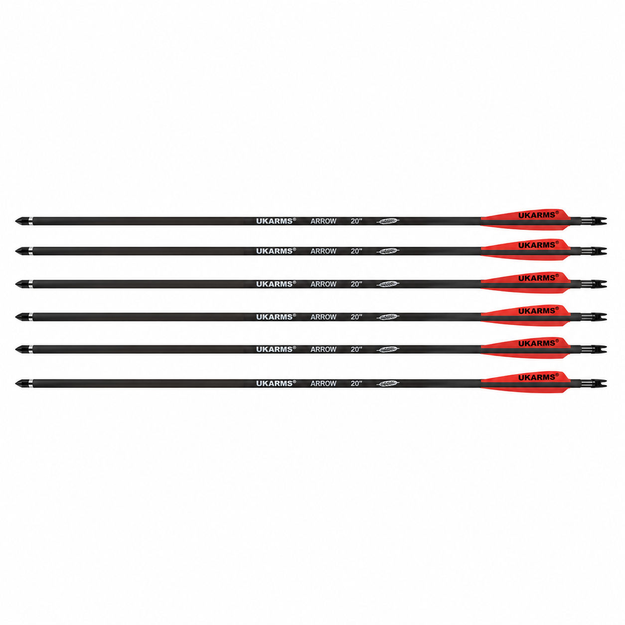 6 Umarex Arrow Airsaber Sport Shooting Arrows