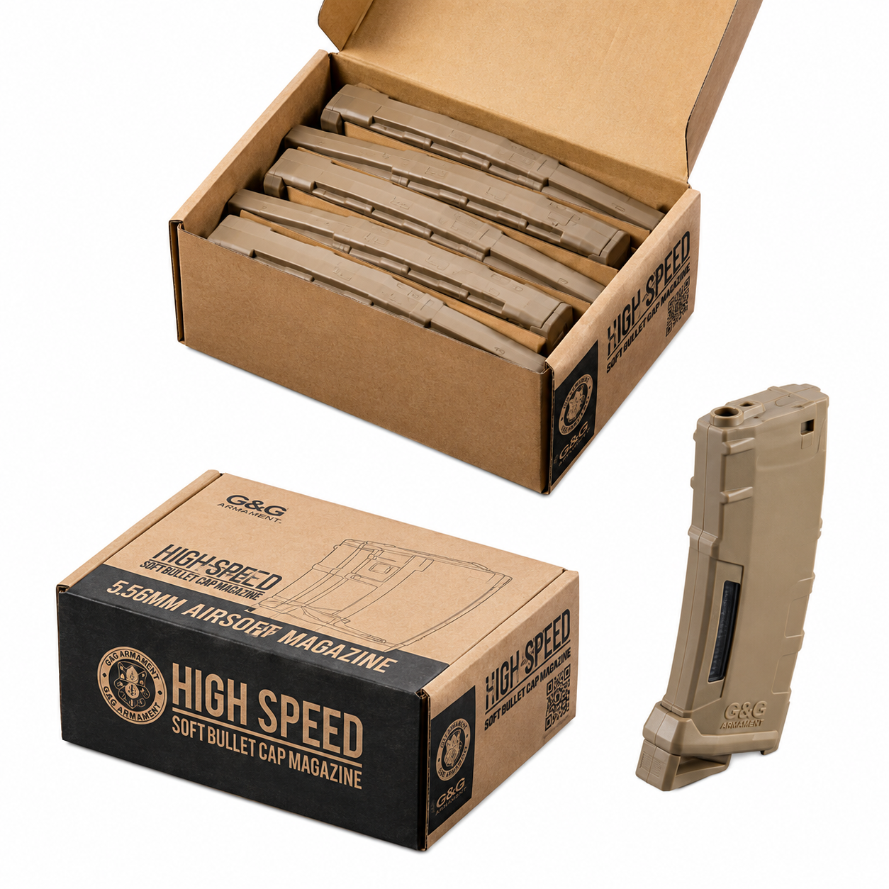 Package 5 magazine high speed 130rds Lancer tactical Arena