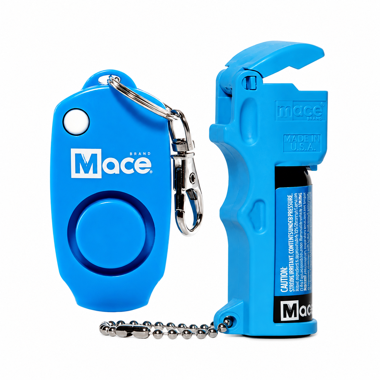 Pepper Spray 12g and Mace Alarm Pocket Model Blue Color