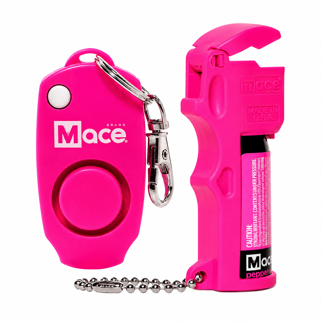 Pepper Spray 12g and Mace Alarm Pocket Model Pink Color
