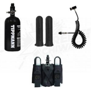 Tippmann Paintball Package Harness 2+1, Pods, 48ci HPA Tank and Remote Line