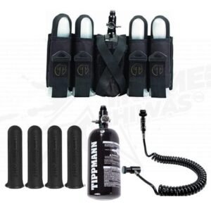 Tippmann Harness 4+1 Black Package, Pods, Remote Line and 48 Ci Hpa Tank