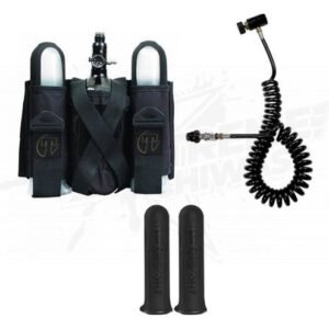 Paquete Tippmann Paintball Arnes 2+1 Negro, Pods y Linea Remota