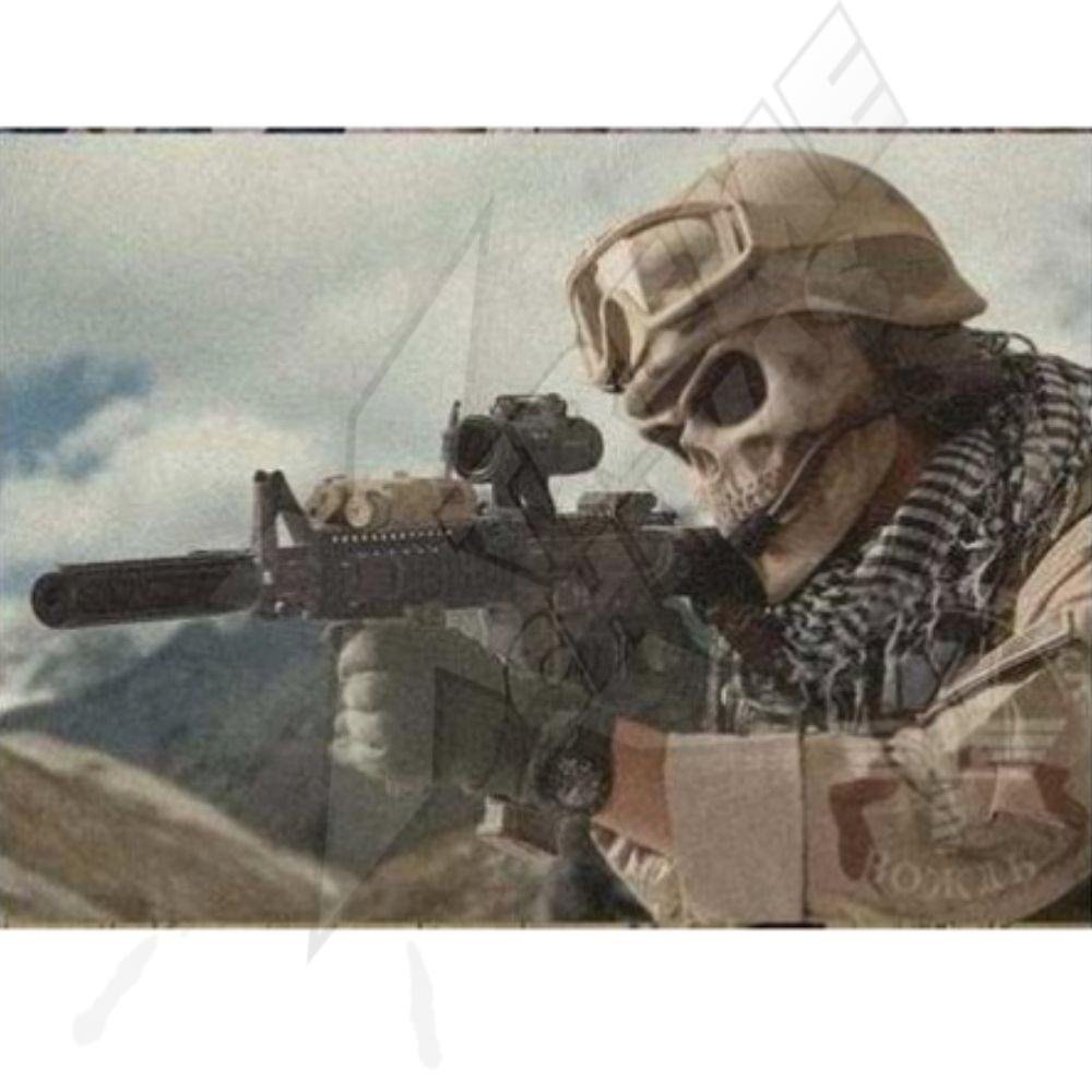 Military Tactical Skull Half Face Mask - Image 3