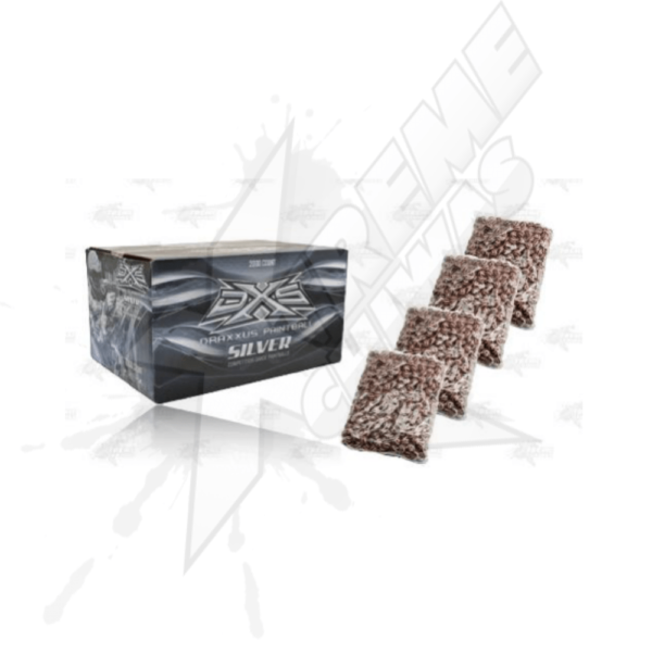 Caja 2000 Paintballs Draxxus Silver