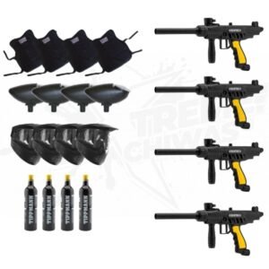 Marcadora Tippmann Gotcha FT12 Paquete 4 Tippmann  FT12, Chalecos, Caretas, Tanques, Hopper