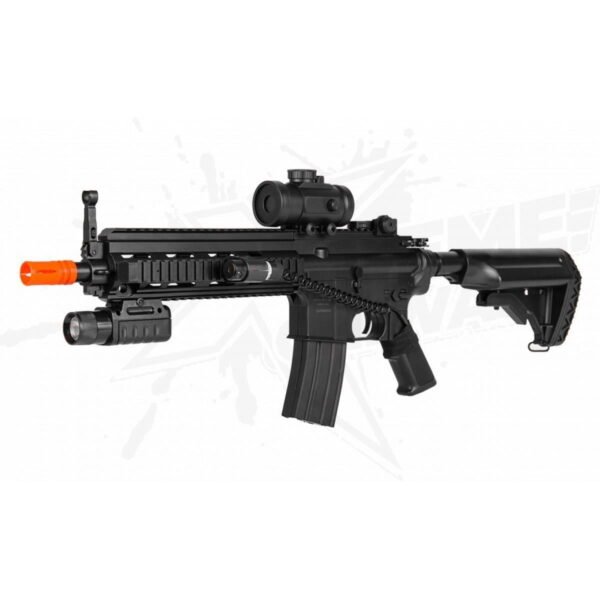 Rifle Airsoft Double Eagle M804A2 AEG MK416 Linterna Láser 6mm - Image 5
