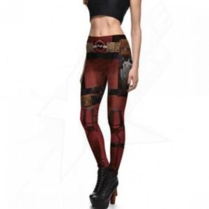 Legging Deportivo Fitness Mujer Deadpool Marvel Gym