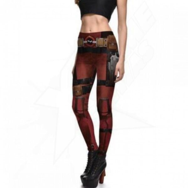 Legging Deportivo Fitness Mujer Deadpool Marvel Gym