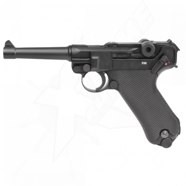 Pistola P08 Legends Parabellum CO2 Blowback Full Metal .177 (4.5mm)