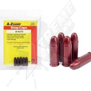 Caps A Zoom Bullets Snap 25 Auto Protector Metal Pack 5