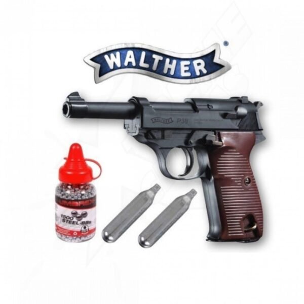 Walther P38 Blowback CO2 Bbs Metal Pistol .177 (4.5mm)