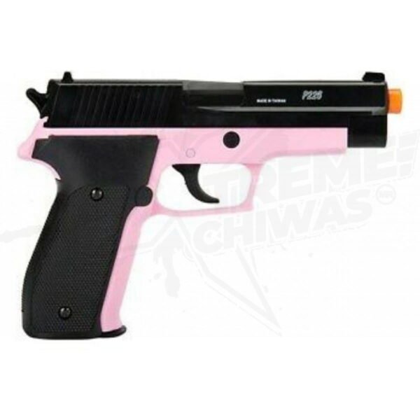 Pistola Airsoft Sig Sauer P226 Pink Resorte Bbs 6mm - Image 2
