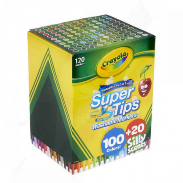 Marcadores Crayola Super Tips 120 Silly Scents - Image 2