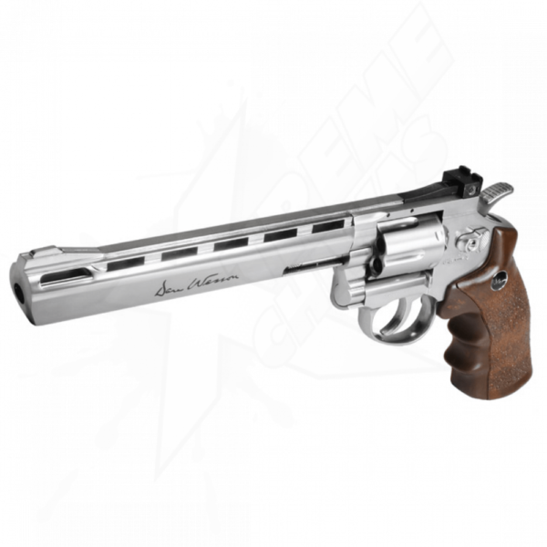 Revolver Dan Wesson 8" Full Metal Silver CO2 Bbs .177 (4.5mm) - Image 4