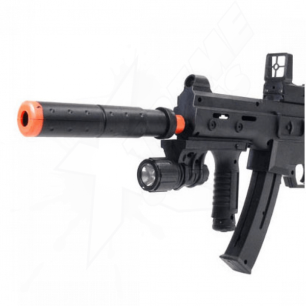 Rifle Airsoft P1097 Linterna Resorte Bbs 6mm - Image 2