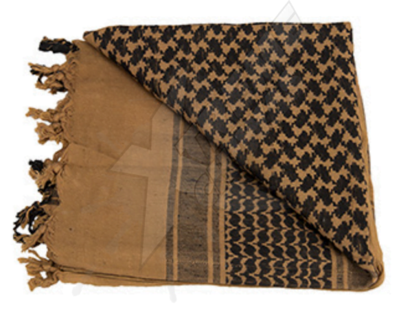 Turbante Shemagh Lancer Tactical Mocha Negro