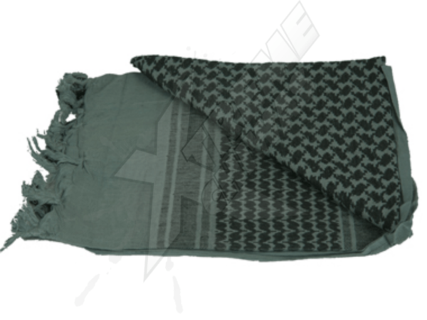 Foliage Black Shemagh Turban
