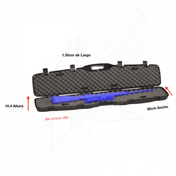 Estuche Rigido Escopeta Rifle ProMax PillarLock 1.35cm (53.25in) x30cm (12in) x10.4cm (4.13in) Xtremechiwas
