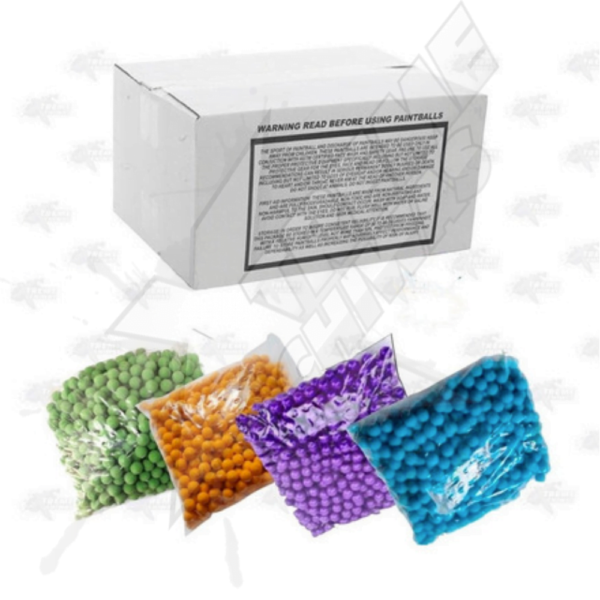10 cajas 2000 Paintballs Gotcha 2da Calidad