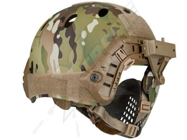 Wosport Piloteer Helmelt Helmet Mask Green Lens - Image 2