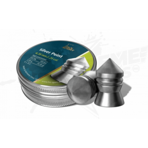 Municiones Pellets H&N Silver Point 24.38gr 150pz .25 (6.35mm)