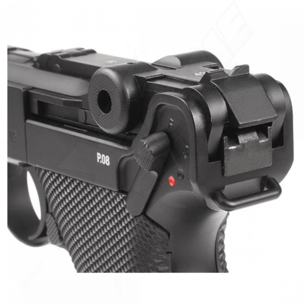 Pistola P08 Legends Parabellum CO2 Blowback Full Metal .177 (4.5mm) - Image 7