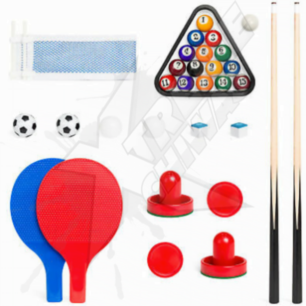 Mesa De Juego 4 En 1 Hockey Ping Pong Fut Arcade - Image 2