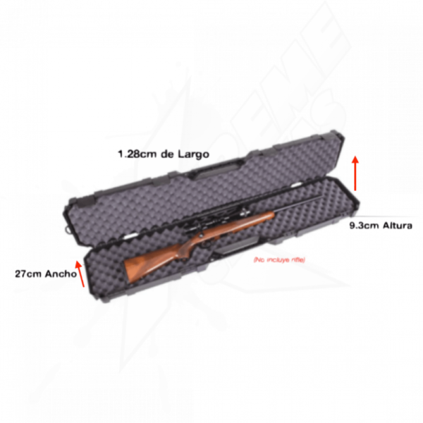 Estuche Rigido Para Rifle Escopeta flambeau 1.28cm(50.5in) x 9.3cm (3.70in) x27cm (10.85in) Xtremechiwas