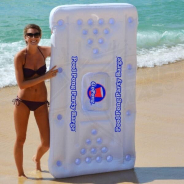 Inflable Gopong Pool Lounge Beer Pong Con Hielera - Image 2