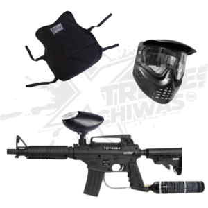 Gotcha Tippmann Bravo One Elite Alpha Black CO2 .68 Marker Pack