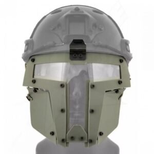 Gray Airsoft Mesh Mask Lancer Tactical Airsoft for Tactical Helmet