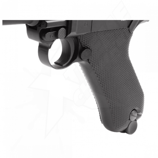 Pistola P08 Legends Parabellum CO2 Blowback Full Metal .177 (4.5mm) - Image 6