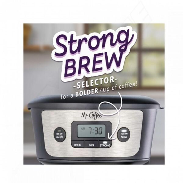 Cafetera Programable Mr.Coffee Acero Inoxidable - Image 2