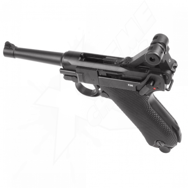 Pistola P08 Legends Parabellum CO2 Blowback Full Metal .177 (4.5mm) - Image 5