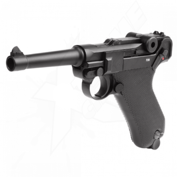 Pistola P08 Legends Parabellum CO2 Blowback Full Metal .177 (4.5mm) - Image 3