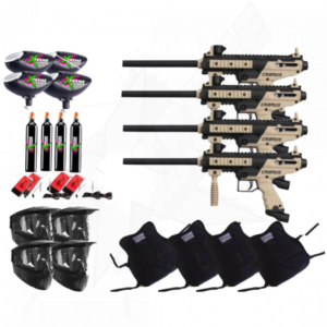 Paquete Campo Marcadora Tippmann Cronus Basic Tanque Co2 Chaleco Hopper Careta