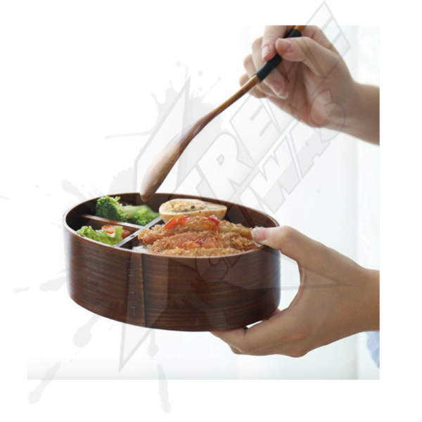 Bento Box Japones Madera Sushi Topper Lonchera