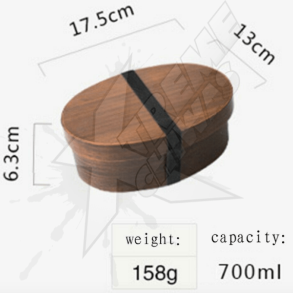 Bento Box Japones Madera Sushi Topper Lonchera - Image 2