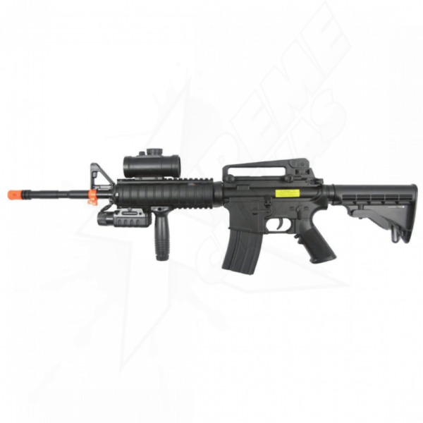 Rifle Airsoft M4 M83A2 Mira Red Dot Electrico Bbs 6mm - Image 3
