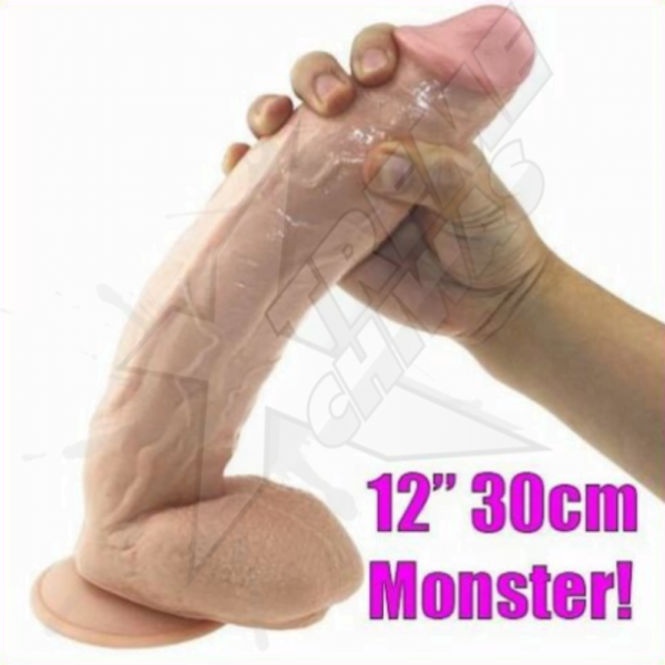 Juguete Sexual Pene Consolador 30cm Realista