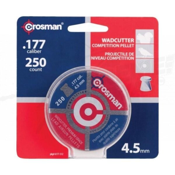 Pellets Crosman .177 Wadcutter 7.4gr 250 pz (4.5mm) - Image 2