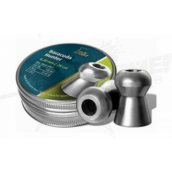 Pellets Punta Hueca Baracuda Hunter H&N .25 (6.35mm) - Image 3